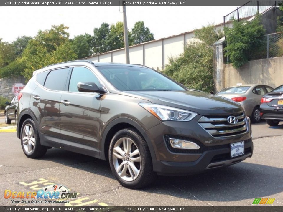2013 Hyundai Santa Fe Sport 2.0T AWD Cabo Bronze / Beige Photo #3