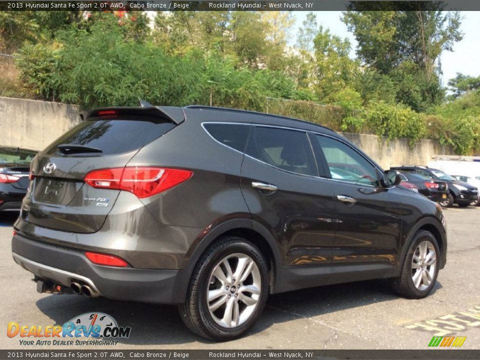 2013 Hyundai Santa Fe Sport 2.0T AWD Cabo Bronze / Beige Photo #4
