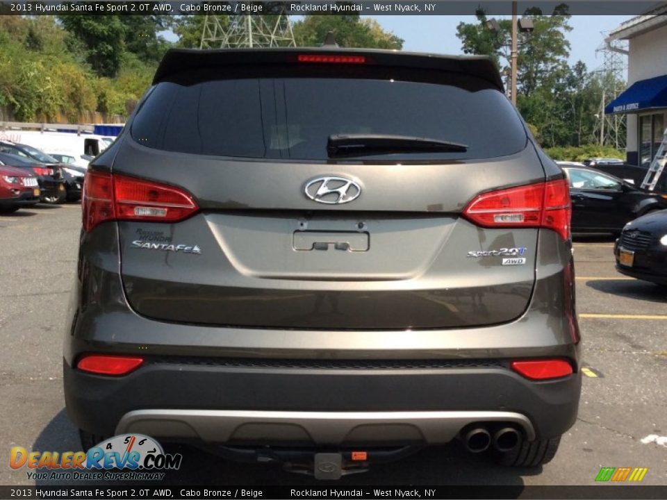 2013 Hyundai Santa Fe Sport 2.0T AWD Cabo Bronze / Beige Photo #5