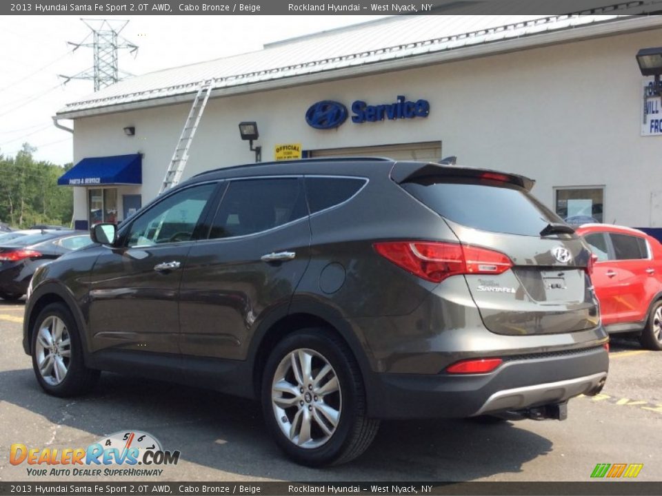 2013 Hyundai Santa Fe Sport 2.0T AWD Cabo Bronze / Beige Photo #6