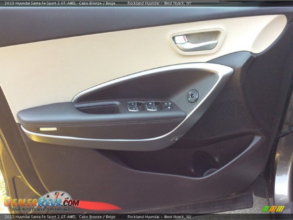 2013 Hyundai Santa Fe Sport 2.0T AWD Cabo Bronze / Beige Photo #7