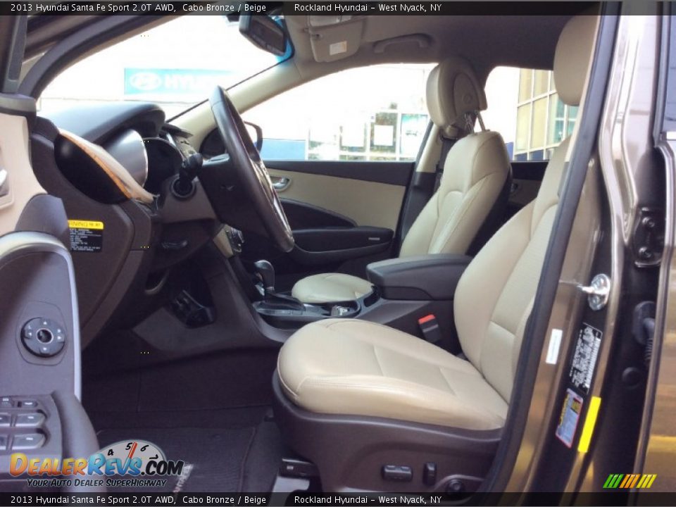 2013 Hyundai Santa Fe Sport 2.0T AWD Cabo Bronze / Beige Photo #10