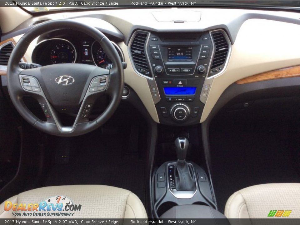 2013 Hyundai Santa Fe Sport 2.0T AWD Cabo Bronze / Beige Photo #13