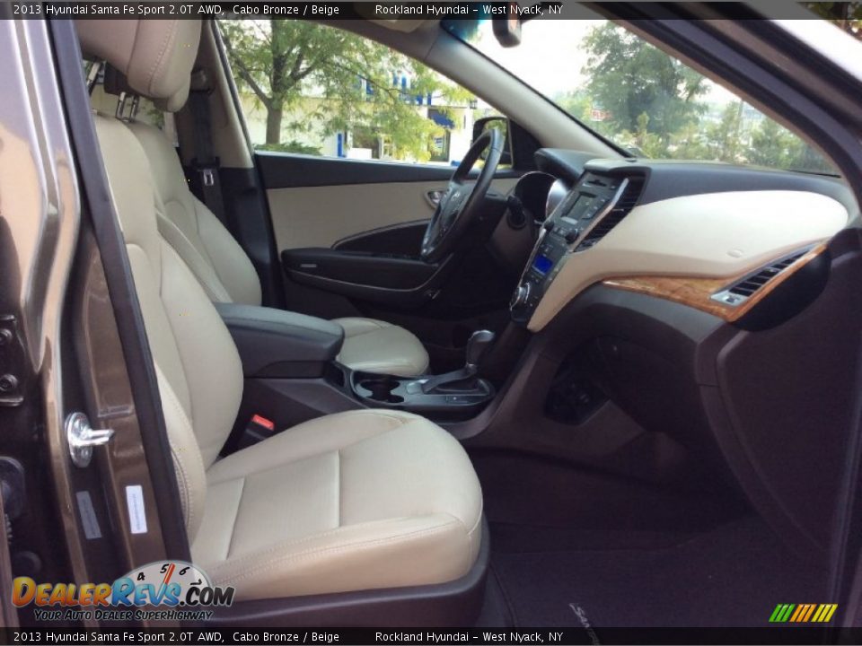 2013 Hyundai Santa Fe Sport 2.0T AWD Cabo Bronze / Beige Photo #27