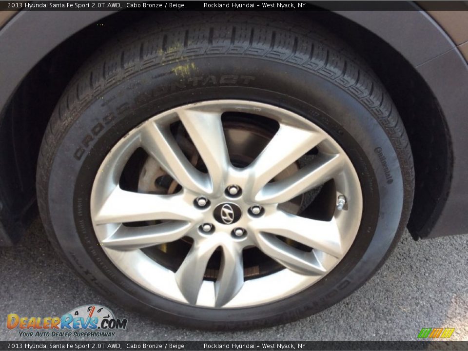 2013 Hyundai Santa Fe Sport 2.0T AWD Cabo Bronze / Beige Photo #28