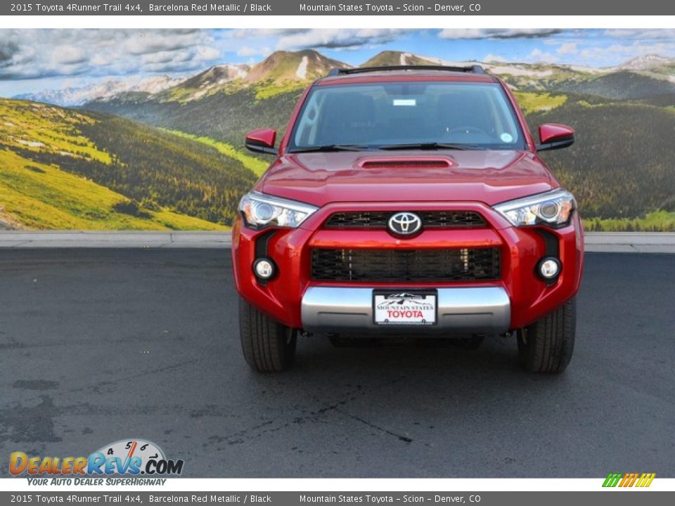 2015 Toyota 4Runner Trail 4x4 Barcelona Red Metallic / Black Photo #2