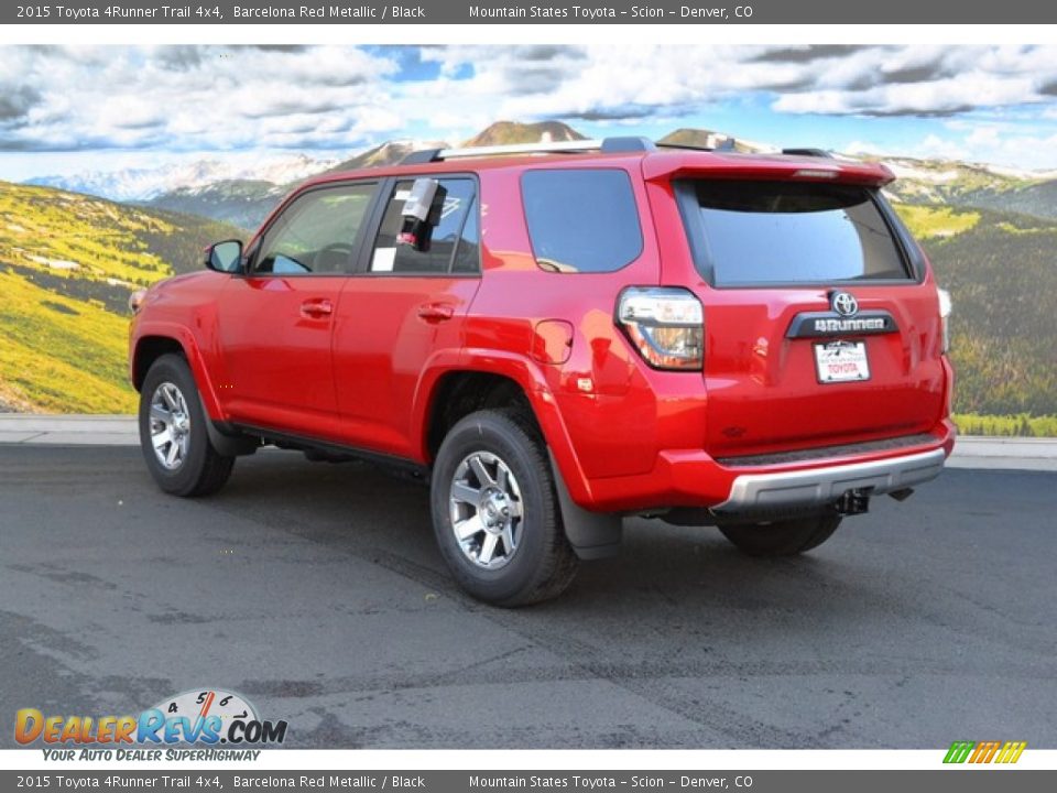 2015 Toyota 4Runner Trail 4x4 Barcelona Red Metallic / Black Photo #3
