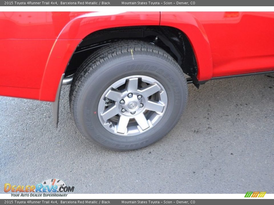 2015 Toyota 4Runner Trail 4x4 Barcelona Red Metallic / Black Photo #9