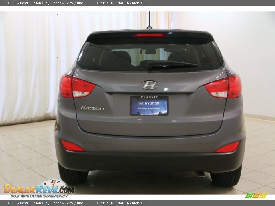 2014 Hyundai Tucson GLS Shadow Gray / Black Photo #13
