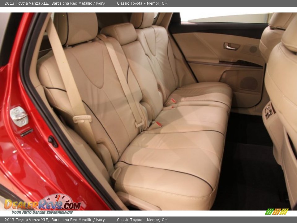 Rear Seat of 2013 Toyota Venza XLE Photo #12