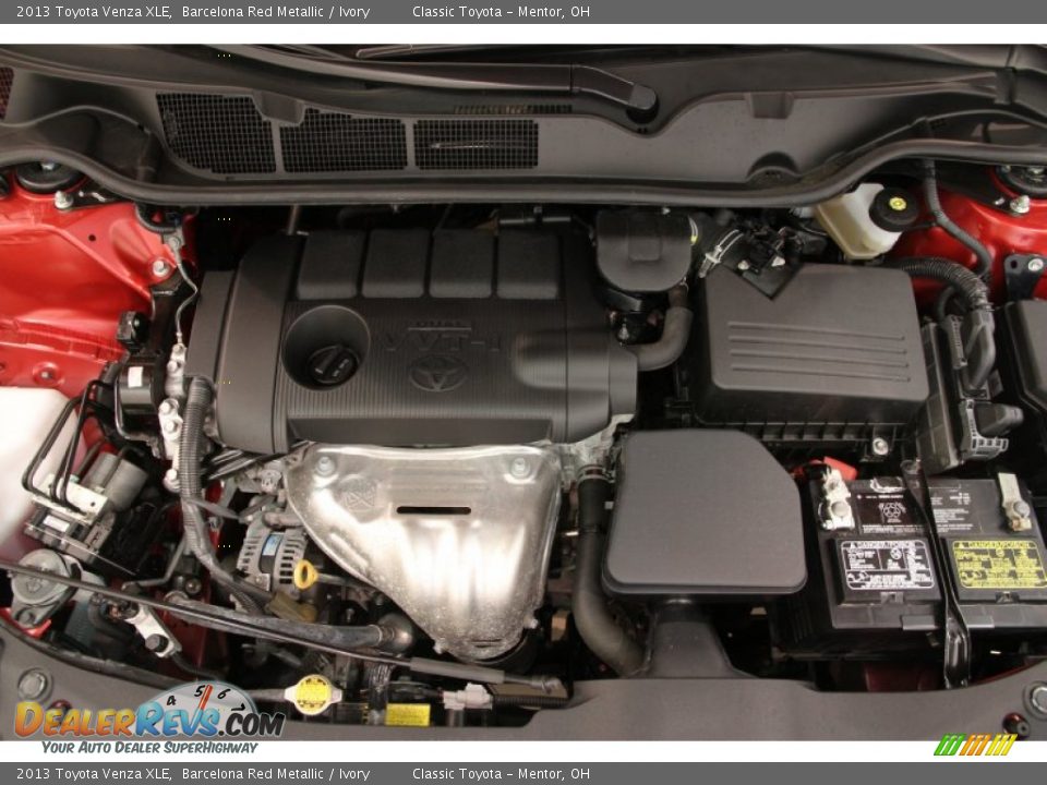 2013 Toyota Venza XLE 2.7 Liter DOHC 16-Valve Dual VVT-i 4 Cylinder Engine Photo #15