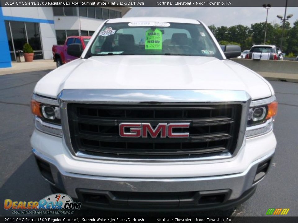 2014 GMC Sierra 1500 Regular Cab 4x4 Summit White / Jet Black/Dark Ash Photo #8