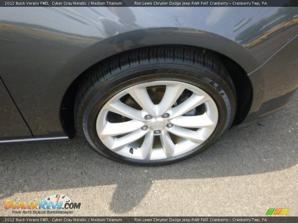 2012 Buick Verano FWD Cyber Gray Metallic / Medium Titanium Photo #2