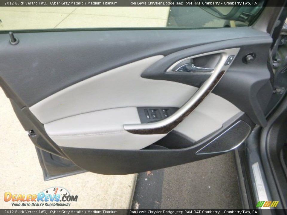 2012 Buick Verano FWD Cyber Gray Metallic / Medium Titanium Photo #14