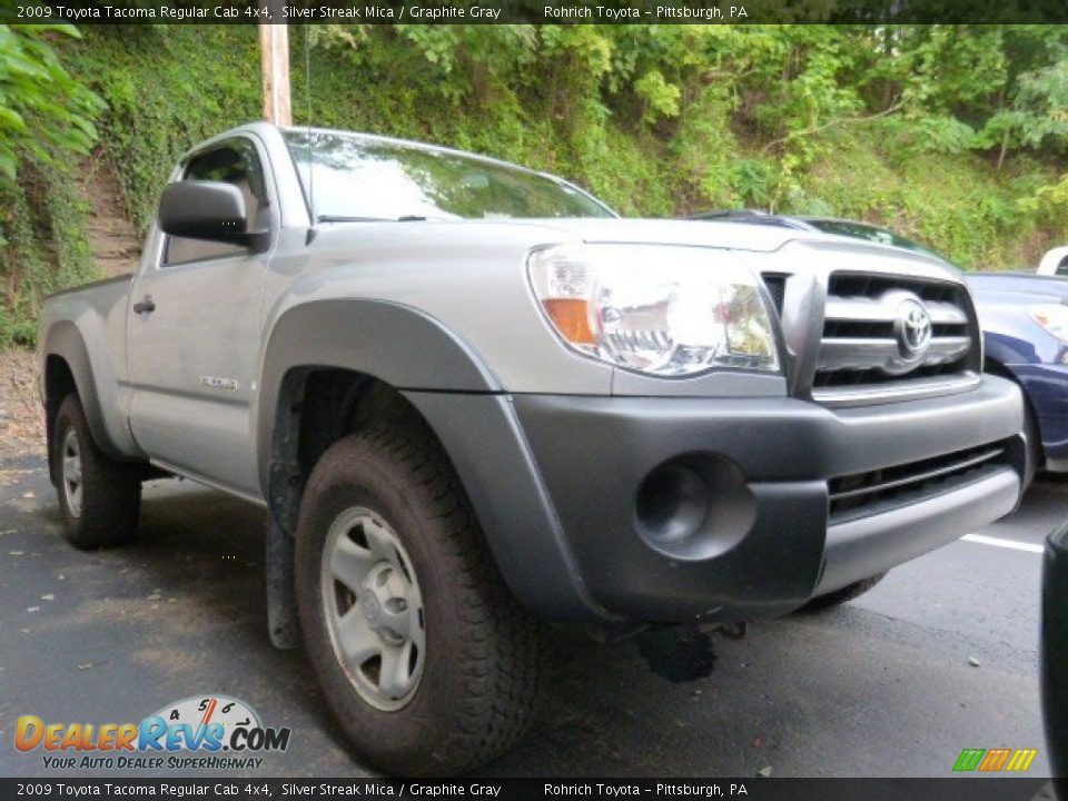 Front 3/4 View of 2009 Toyota Tacoma Regular Cab 4x4 Photo #1