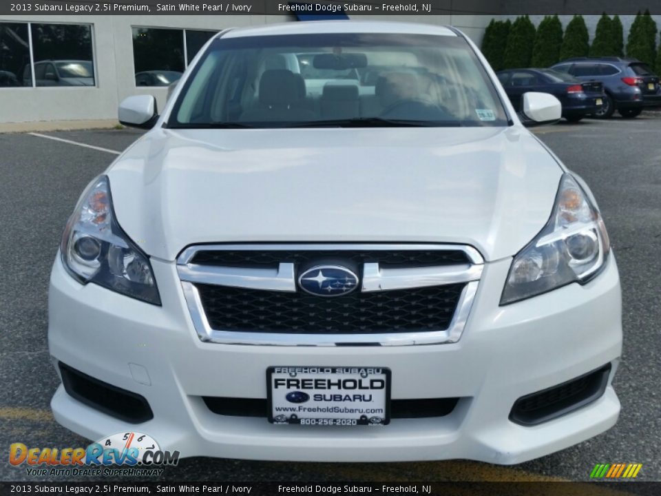 2013 Subaru Legacy 2.5i Premium Satin White Pearl / Ivory Photo #8