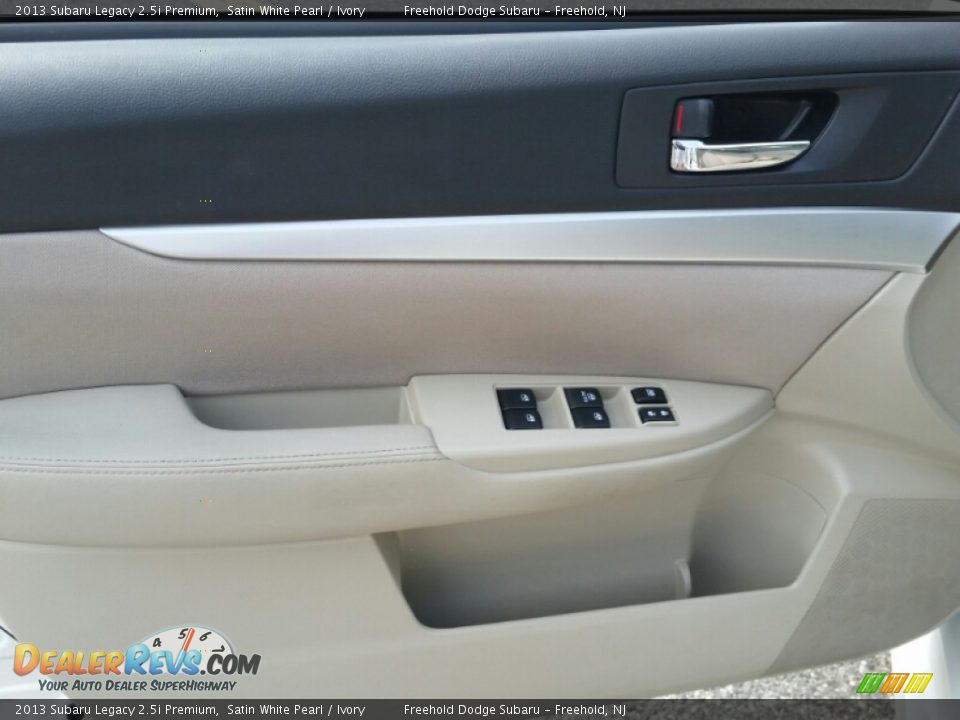 2013 Subaru Legacy 2.5i Premium Satin White Pearl / Ivory Photo #12