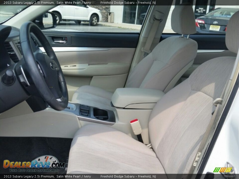 2013 Subaru Legacy 2.5i Premium Satin White Pearl / Ivory Photo #14