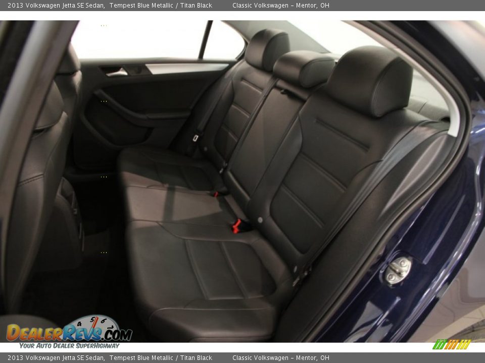 2013 Volkswagen Jetta SE Sedan Tempest Blue Metallic / Titan Black Photo #13
