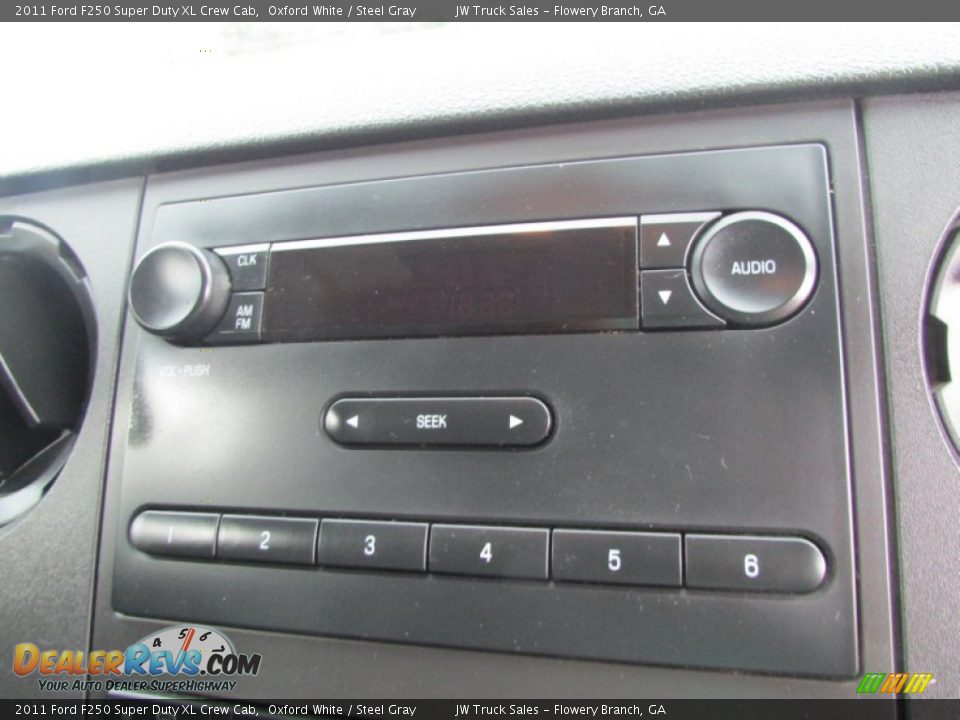 2011 Ford F250 Super Duty XL Crew Cab Oxford White / Steel Gray Photo #21