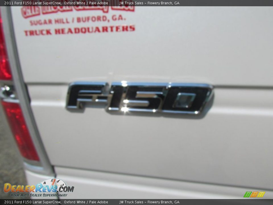 2011 Ford F150 Lariat SuperCrew Oxford White / Pale Adobe Photo #10