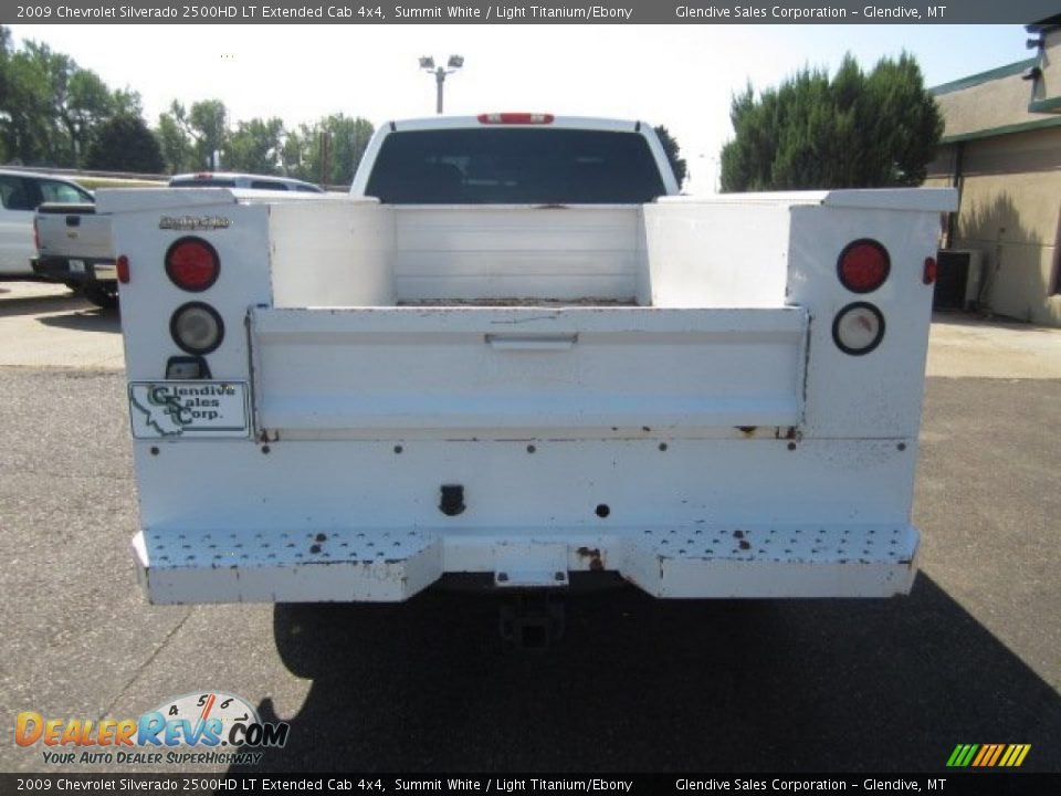 2009 Chevrolet Silverado 2500HD LT Extended Cab 4x4 Summit White / Light Titanium/Ebony Photo #6