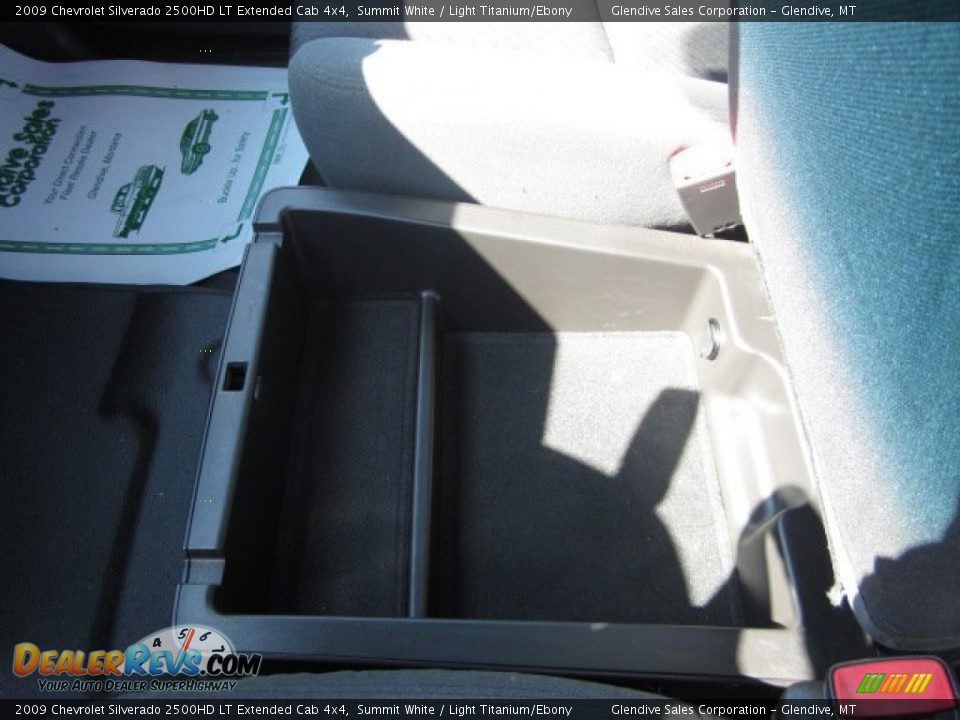 2009 Chevrolet Silverado 2500HD LT Extended Cab 4x4 Summit White / Light Titanium/Ebony Photo #15