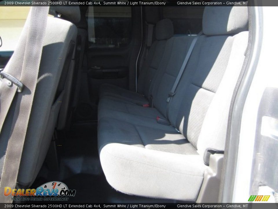 2009 Chevrolet Silverado 2500HD LT Extended Cab 4x4 Summit White / Light Titanium/Ebony Photo #16