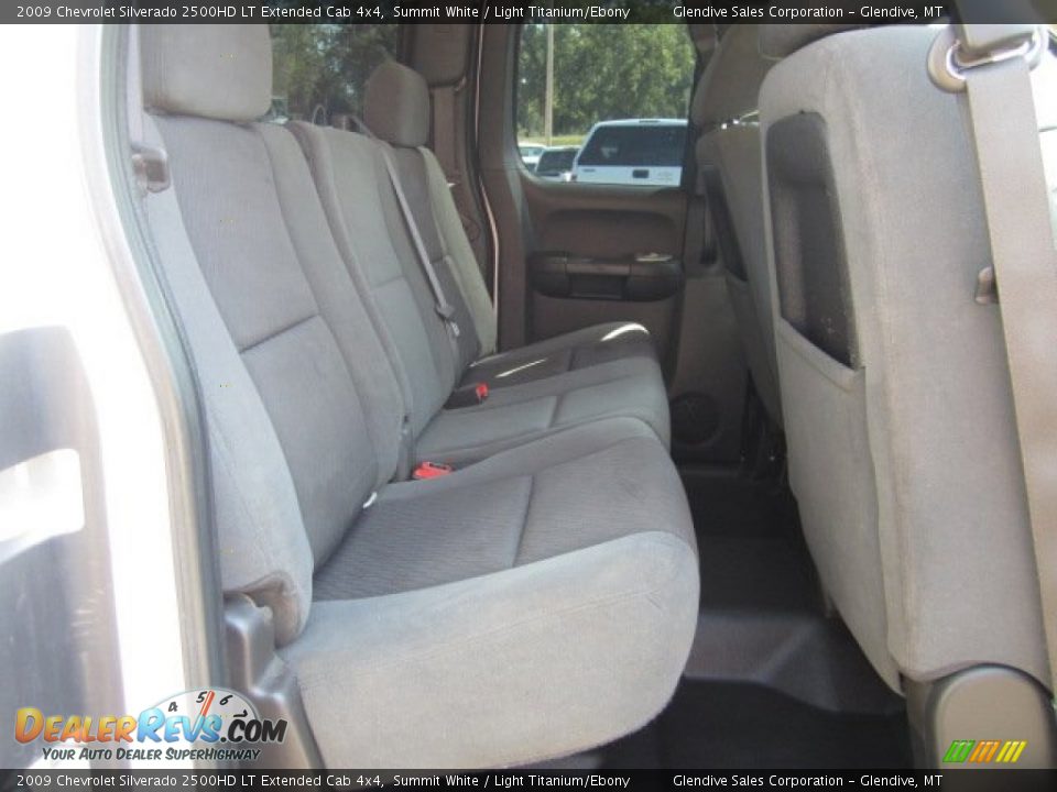 2009 Chevrolet Silverado 2500HD LT Extended Cab 4x4 Summit White / Light Titanium/Ebony Photo #19