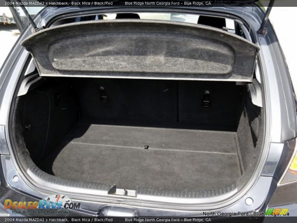 2004 Mazda MAZDA3 s Hatchback Black Mica / Black/Red Photo #16