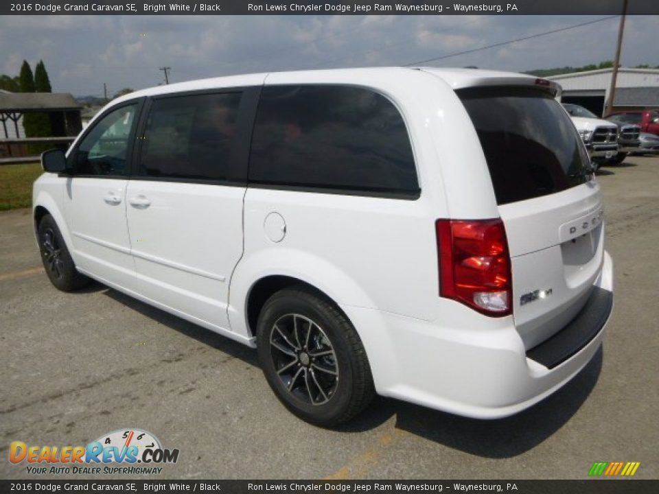 2016 Dodge Grand Caravan SE Bright White / Black Photo #5