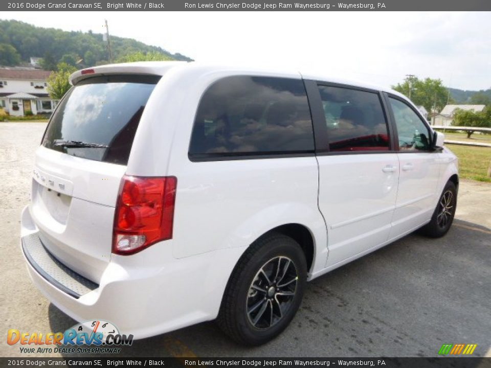2016 Dodge Grand Caravan SE Bright White / Black Photo #7