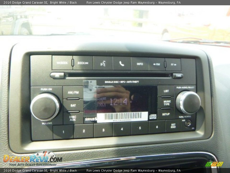 2016 Dodge Grand Caravan SE Bright White / Black Photo #15