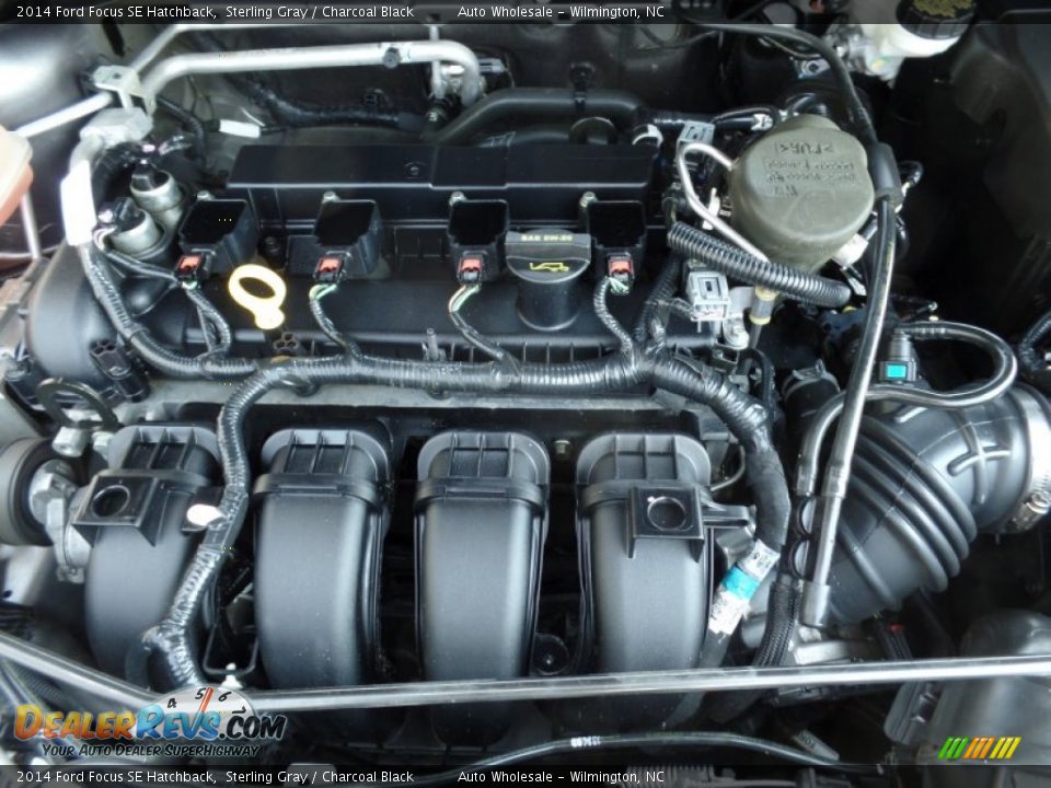 2014 Ford Focus SE Hatchback Sterling Gray / Charcoal Black Photo #6