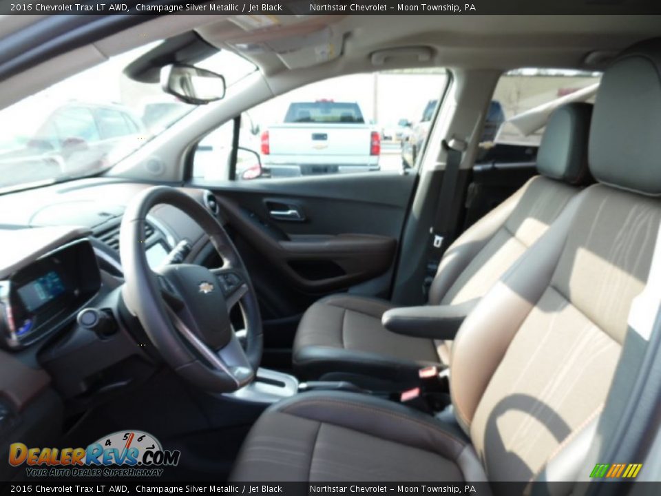 2016 Chevrolet Trax LT AWD Champagne Silver Metallic / Jet Black Photo #12