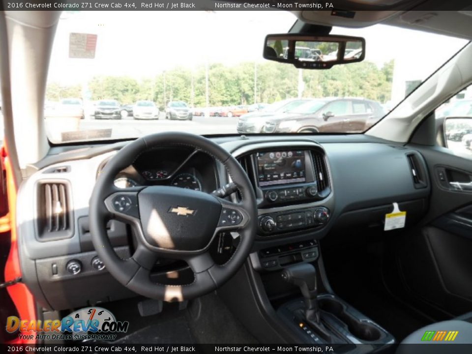 2016 Chevrolet Colorado Z71 Crew Cab 4x4 Red Hot / Jet Black Photo #13