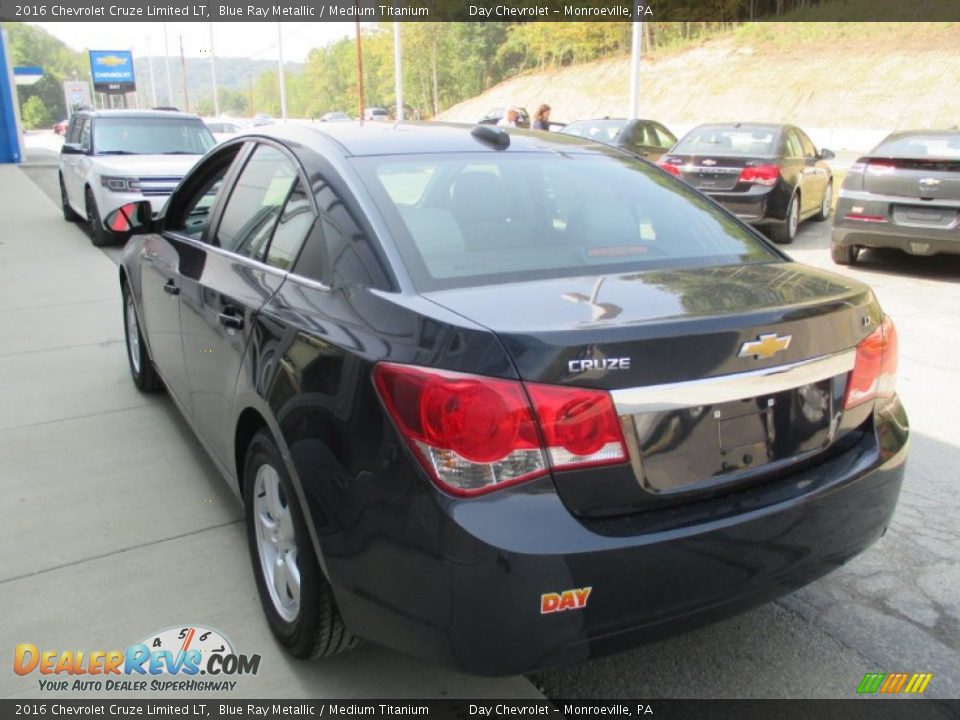 2016 Chevrolet Cruze Limited LT Blue Ray Metallic / Medium Titanium Photo #7