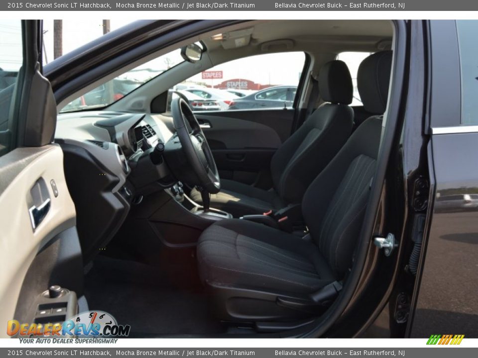 2015 Chevrolet Sonic LT Hatchback Mocha Bronze Metallic / Jet Black/Dark Titanium Photo #8