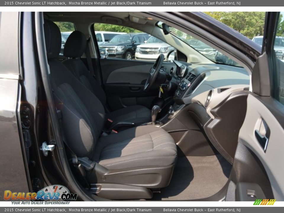 2015 Chevrolet Sonic LT Hatchback Mocha Bronze Metallic / Jet Black/Dark Titanium Photo #9