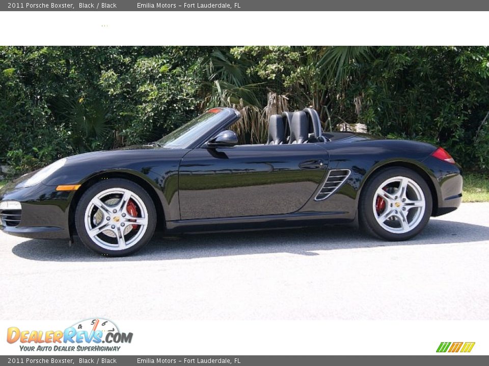 2011 Porsche Boxster Black / Black Photo #4