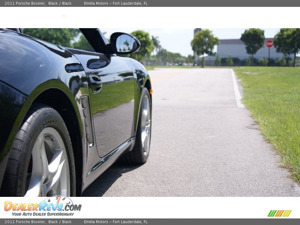 2011 Porsche Boxster Black / Black Photo #31