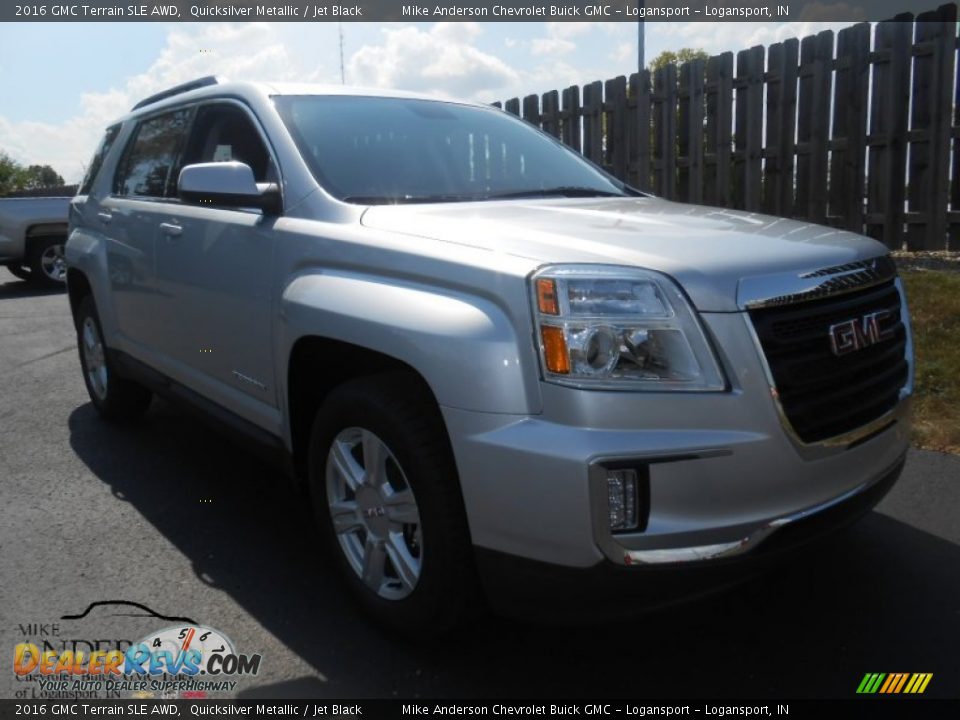 2016 GMC Terrain SLE AWD Quicksilver Metallic / Jet Black Photo #1