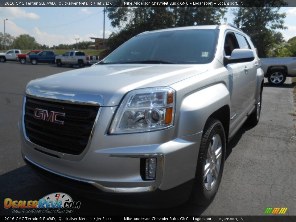 2016 GMC Terrain SLE AWD Quicksilver Metallic / Jet Black Photo #2