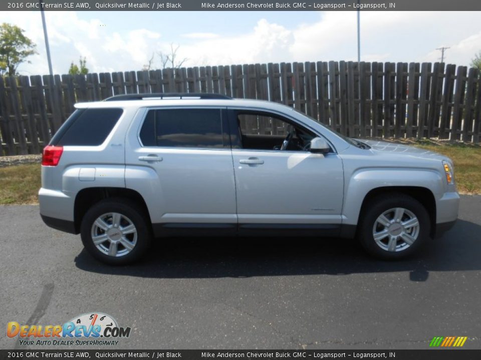 2016 GMC Terrain SLE AWD Quicksilver Metallic / Jet Black Photo #4