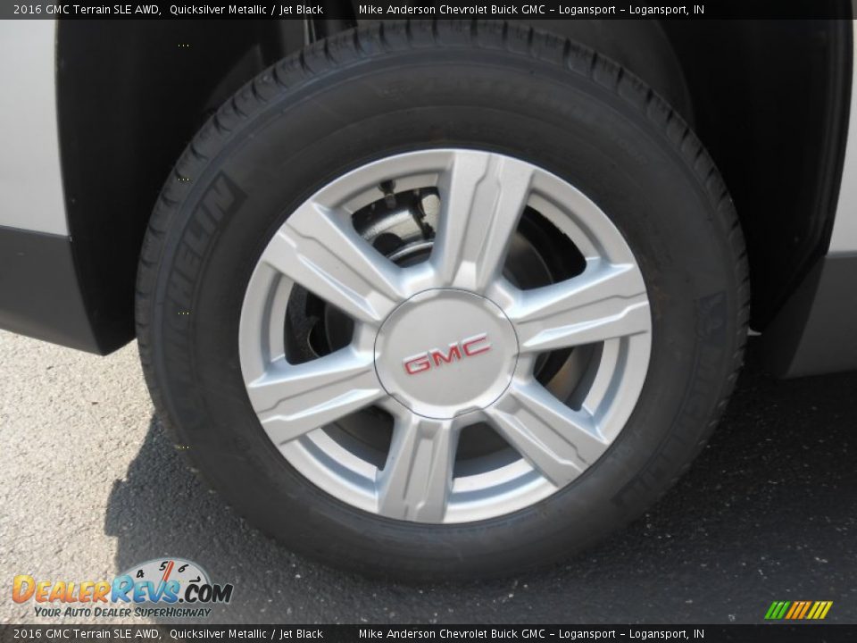 2016 GMC Terrain SLE AWD Quicksilver Metallic / Jet Black Photo #5