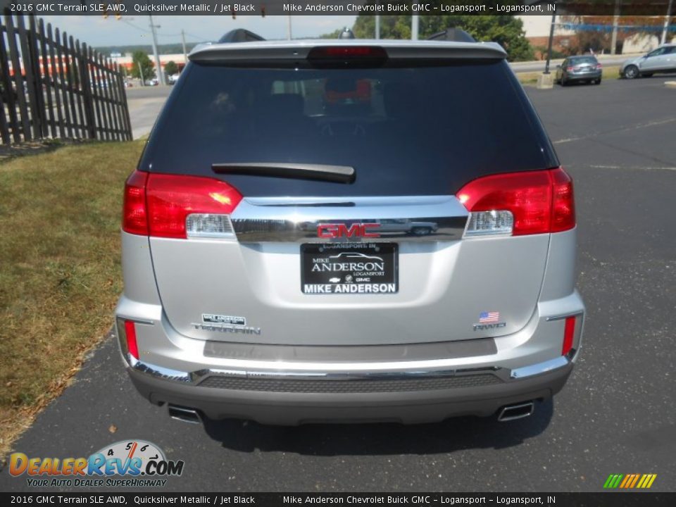 2016 GMC Terrain SLE AWD Quicksilver Metallic / Jet Black Photo #7