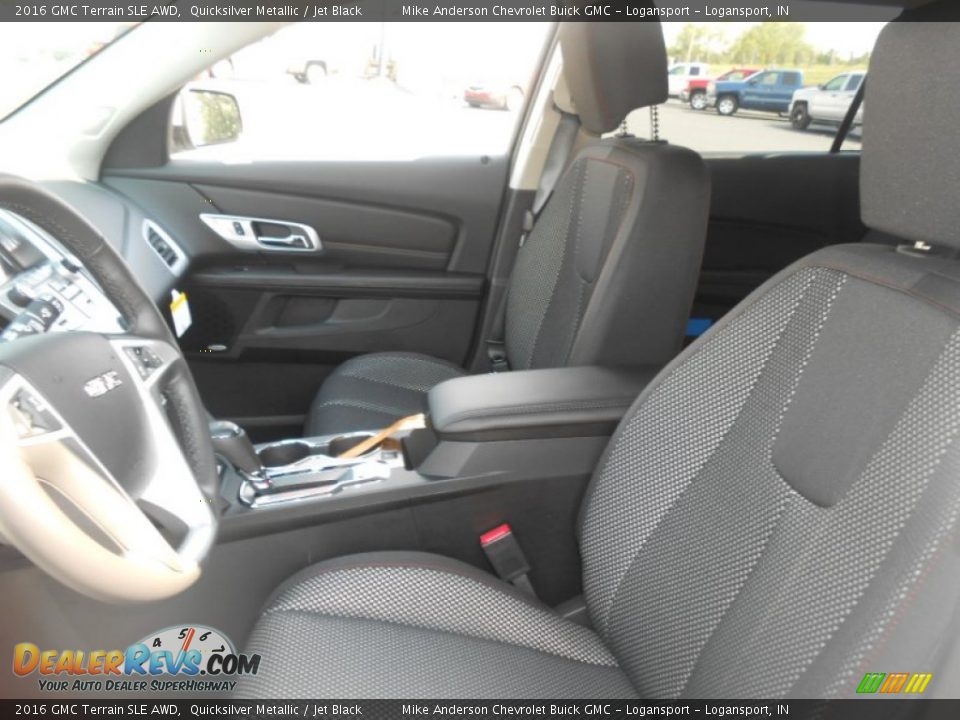 2016 GMC Terrain SLE AWD Quicksilver Metallic / Jet Black Photo #10