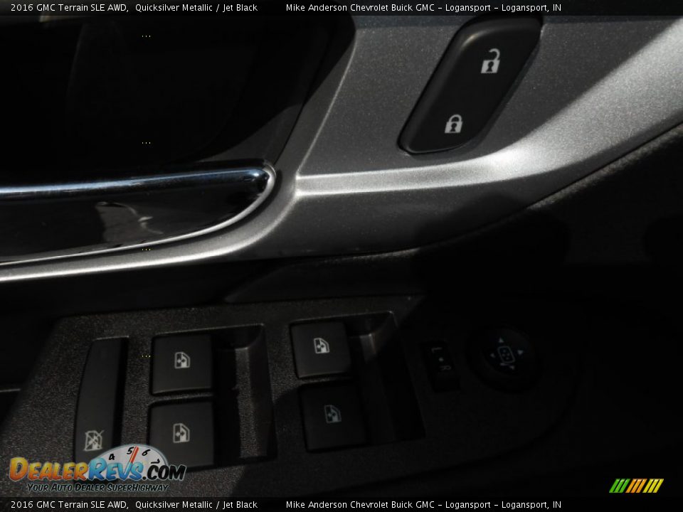 2016 GMC Terrain SLE AWD Quicksilver Metallic / Jet Black Photo #11