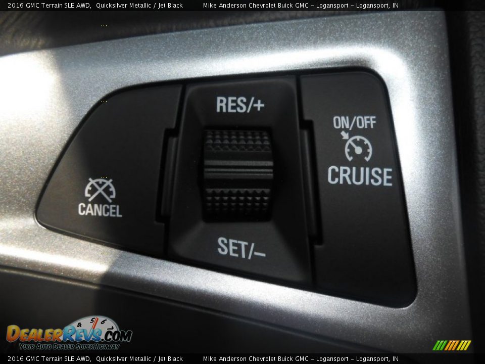 2016 GMC Terrain SLE AWD Quicksilver Metallic / Jet Black Photo #14