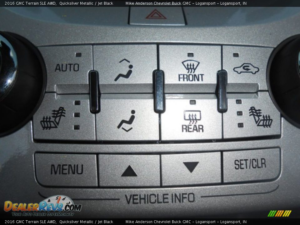 2016 GMC Terrain SLE AWD Quicksilver Metallic / Jet Black Photo #17